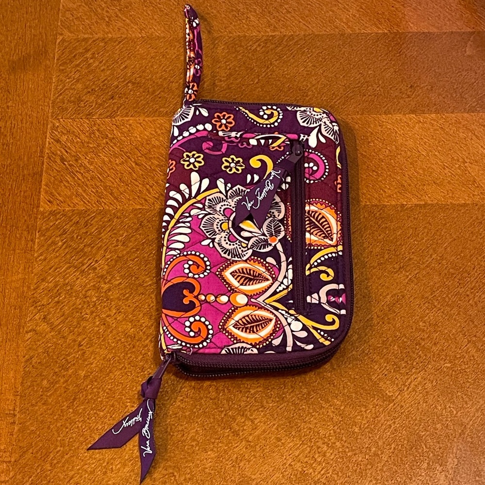 Vera Bradley Convertible Wallet/Wristlet Safari Sunset